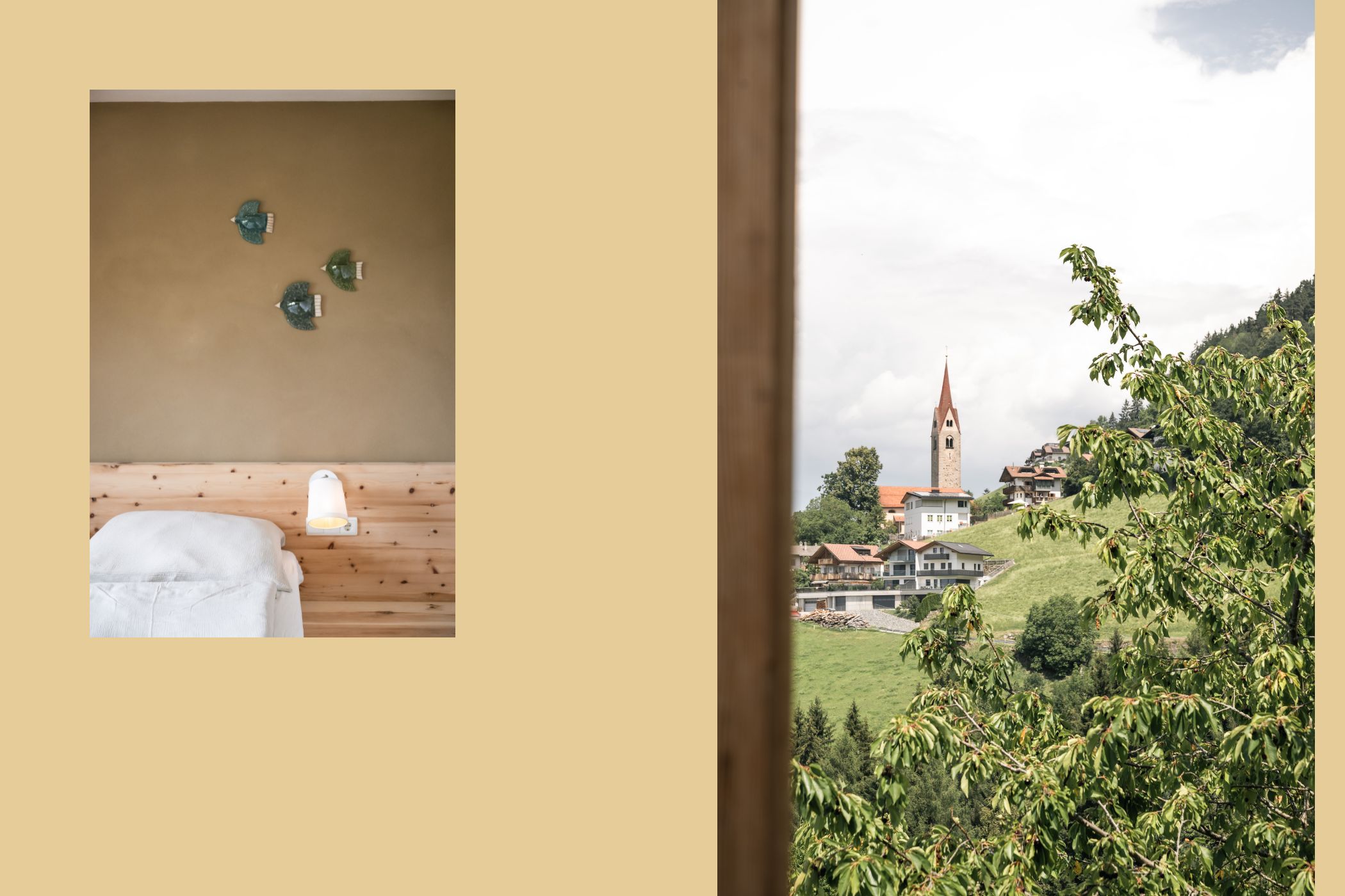 Blick auf St. Leonhard bei Brixen