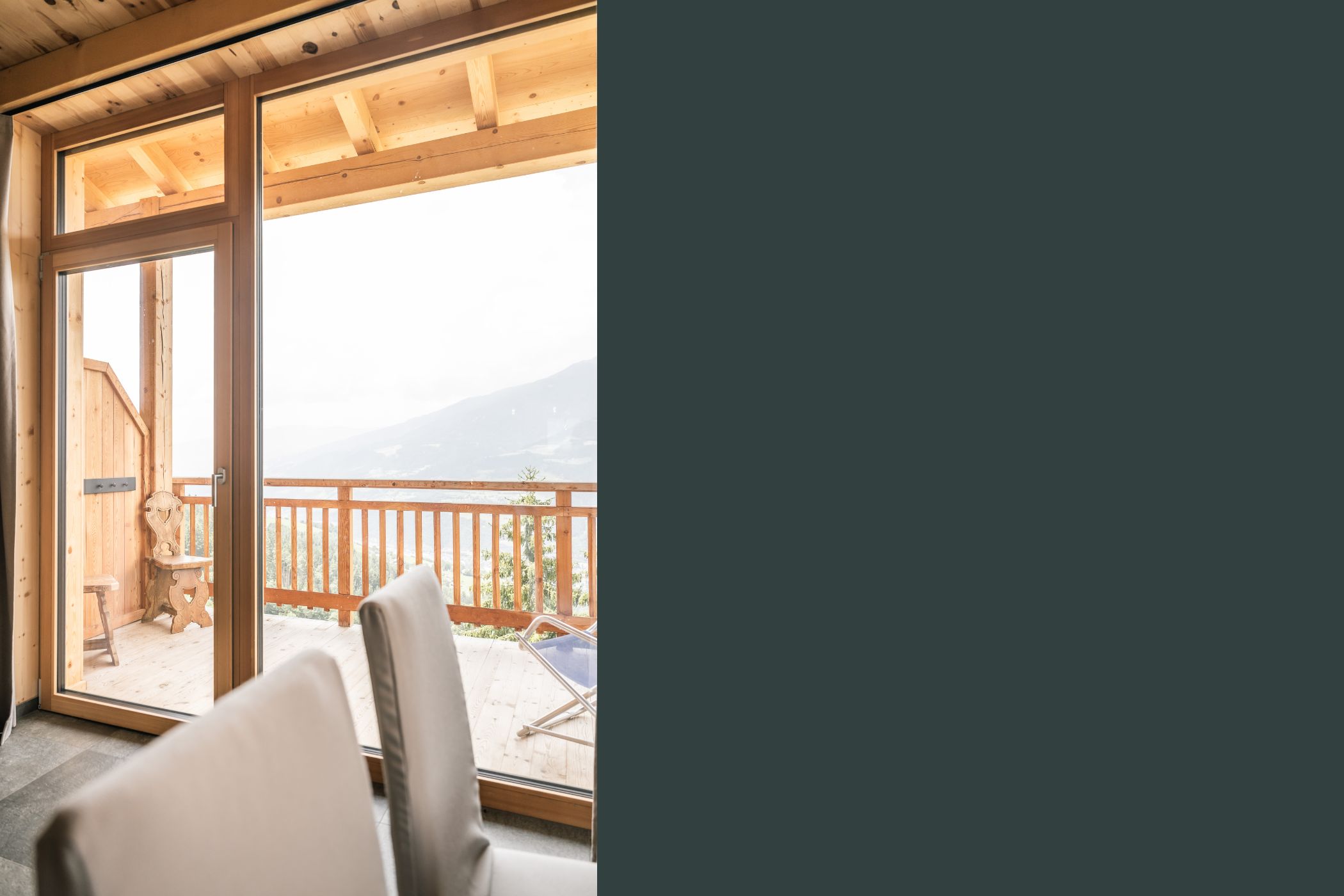Ferienwohnung mit Balkon und Ausblick auf Brixen