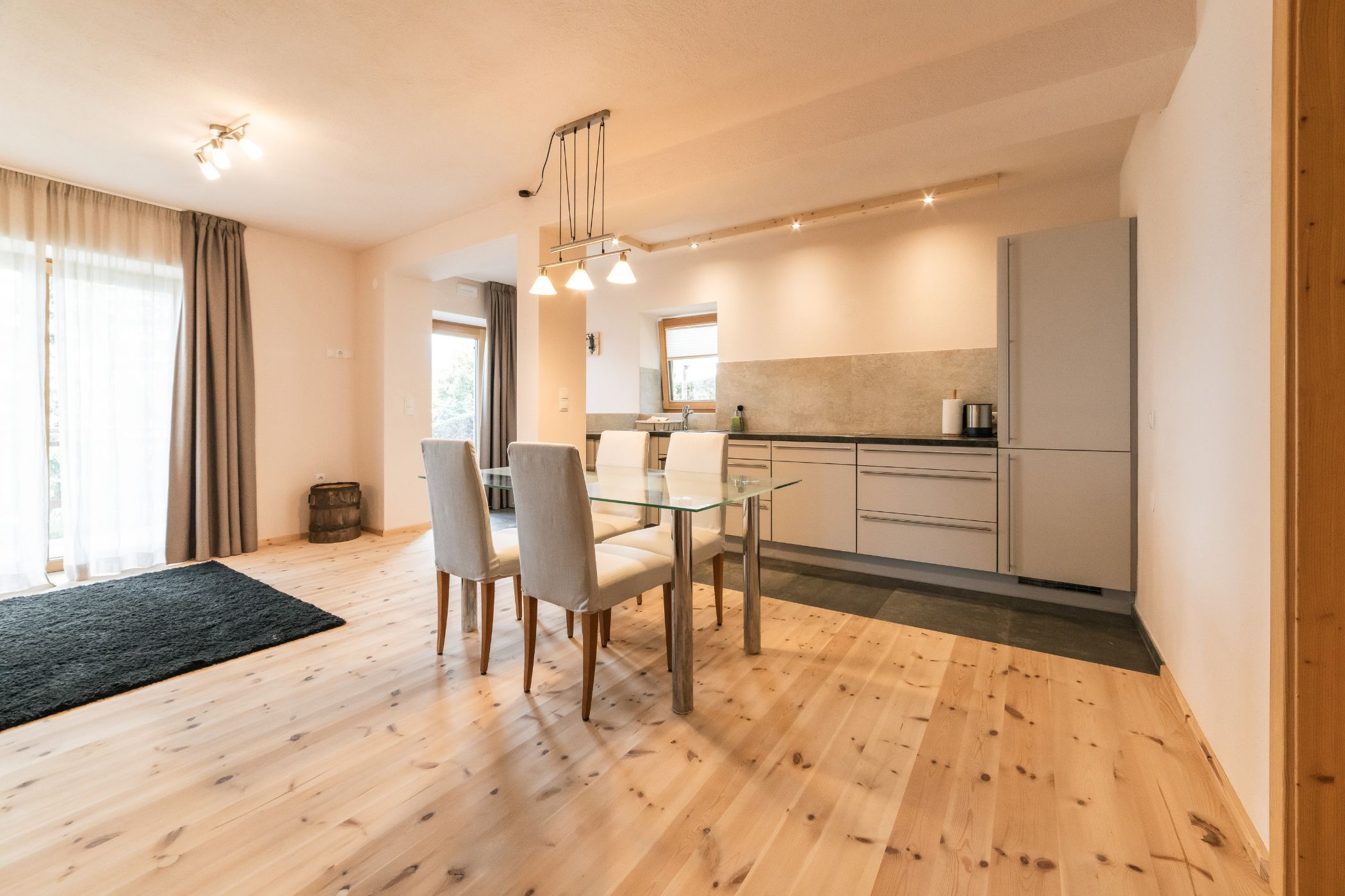 Wohnküche in Ferienwohnung bei Brixen